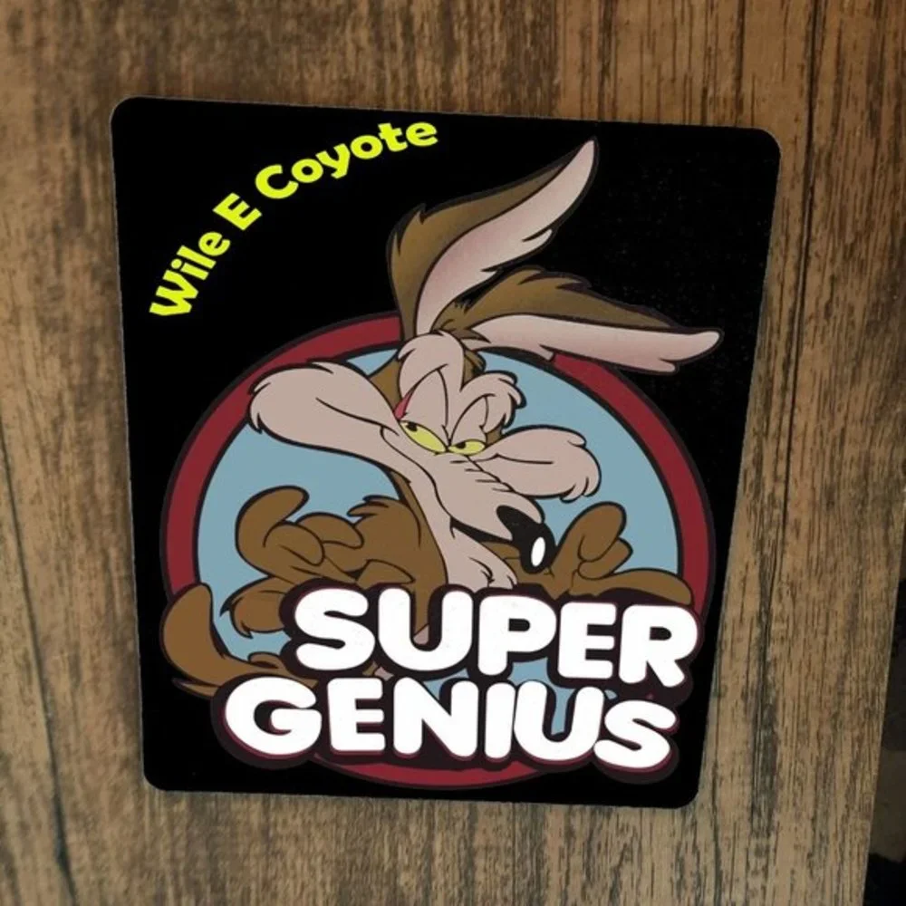 Wile E‎ Coyote Super Genius Classic Cartoon Looney Tunes Mouse Pad
